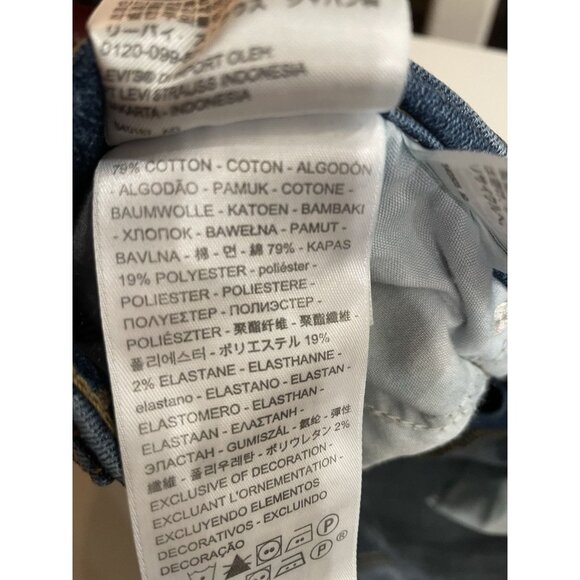 LEVI'S SHORTS 32 Blue Denim Jean Levis Distressed Summer Outdoor Beach Casual - Picture 4 of 6